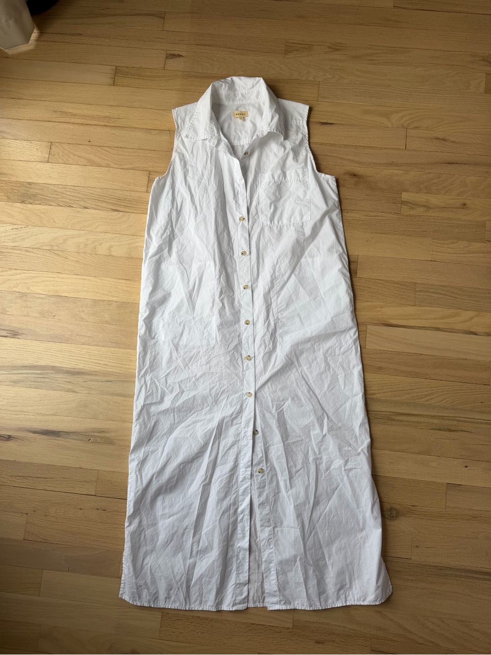 Donni sleeveless Button-down shirt  Dress